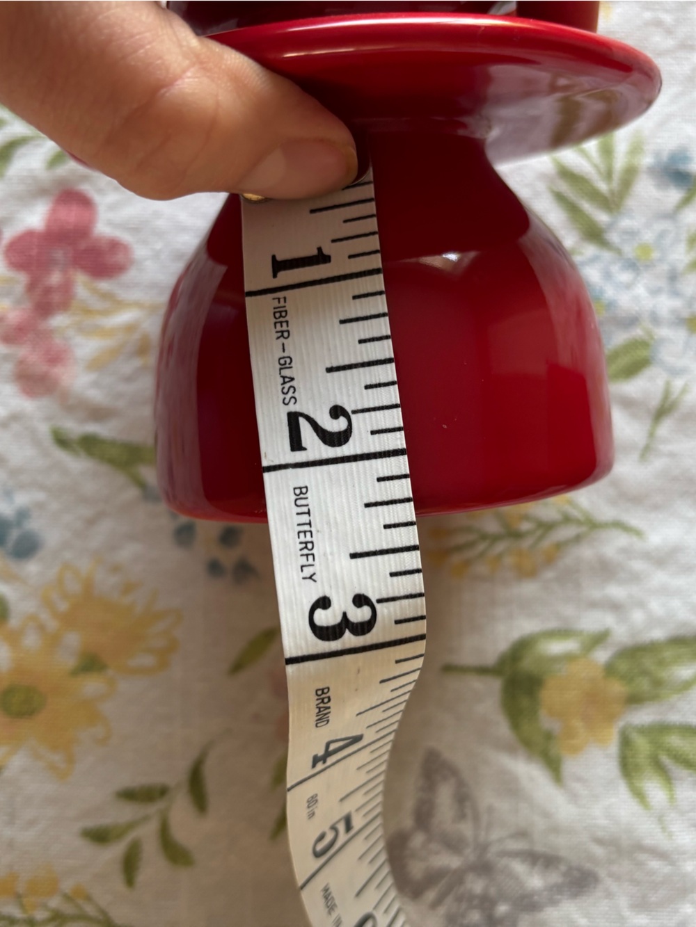 Red Ceramic Butter Bell - Picture 8 of 8